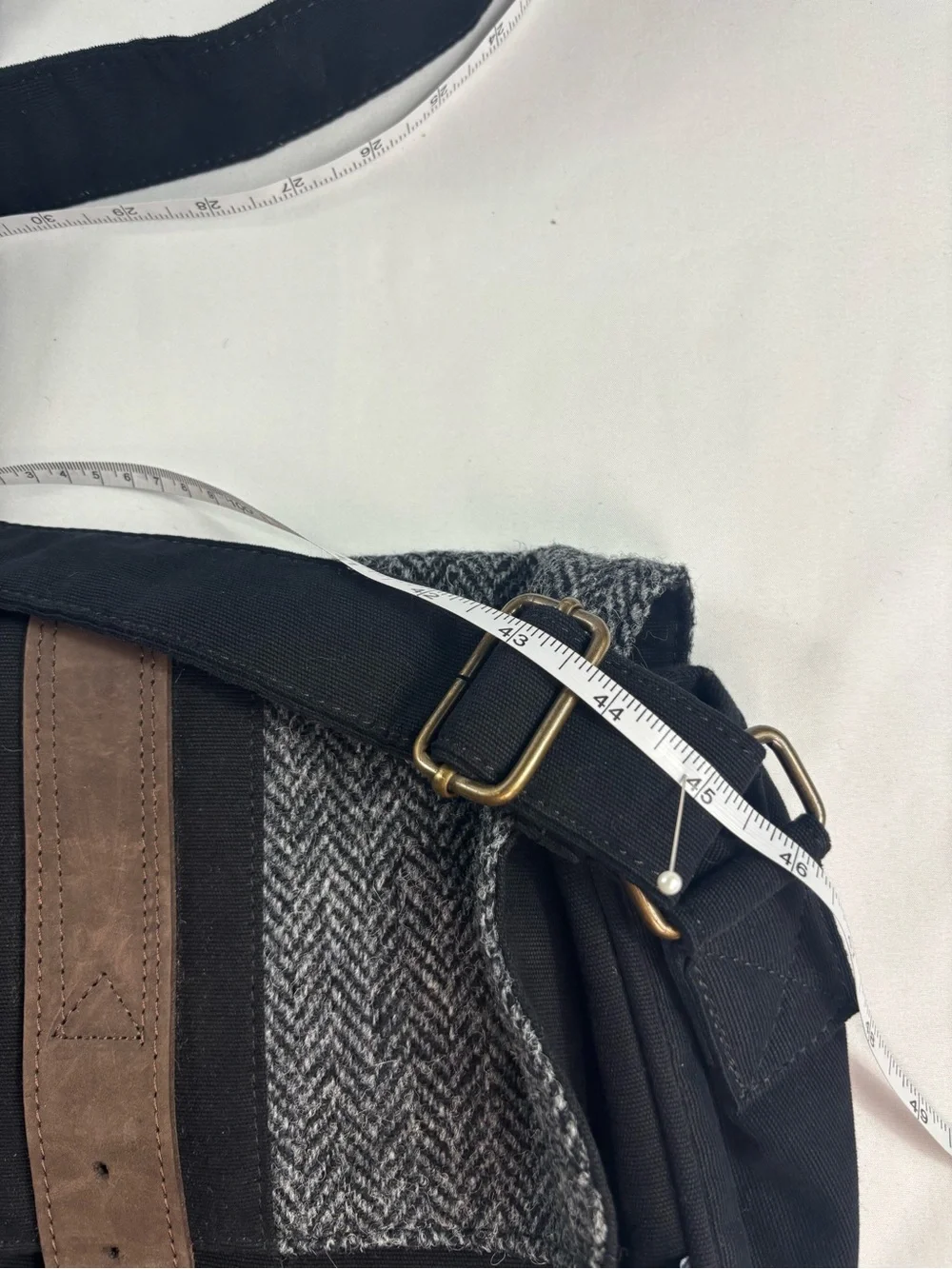 NWT Walker Slater Harris Tweed Crossbody Satchel Bag